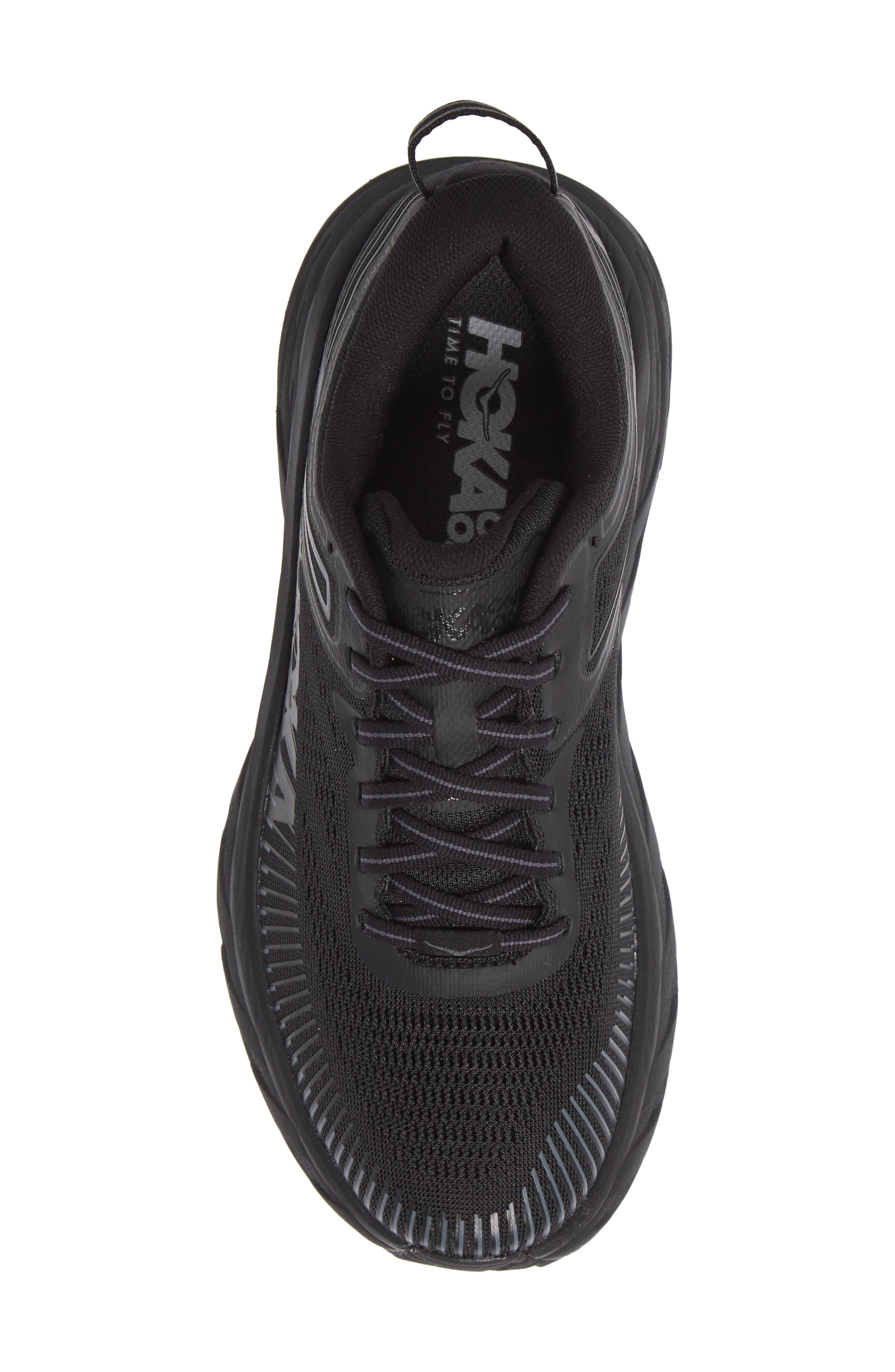 Bondi 7 Running Shoe, Alternate, color, BLACK/ BLACK
