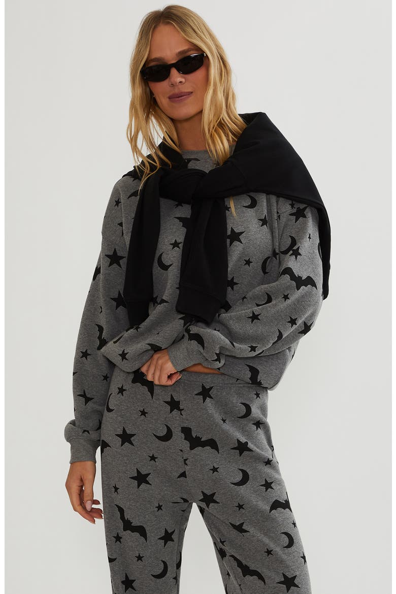 Devyn Oversized Graphic Sweatshirt, Alternate, color, HALLOWEEN NIGHT