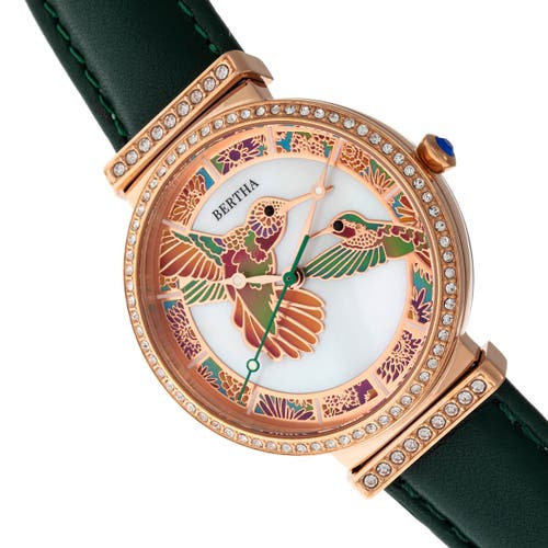 Bertha Emily Mother-of-pearl Bracelet Watch