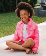 Lands' End Girls Denim Jacket