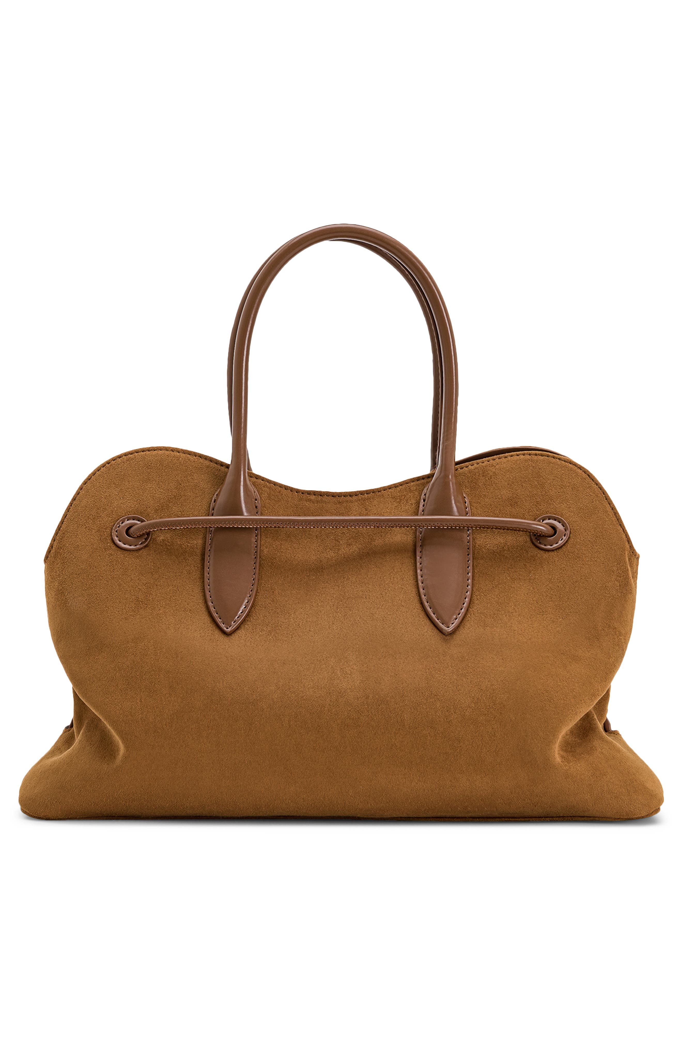 Adele Metal Rope Knot Tote Bag, Alternate, color, CARAMEL BROWN