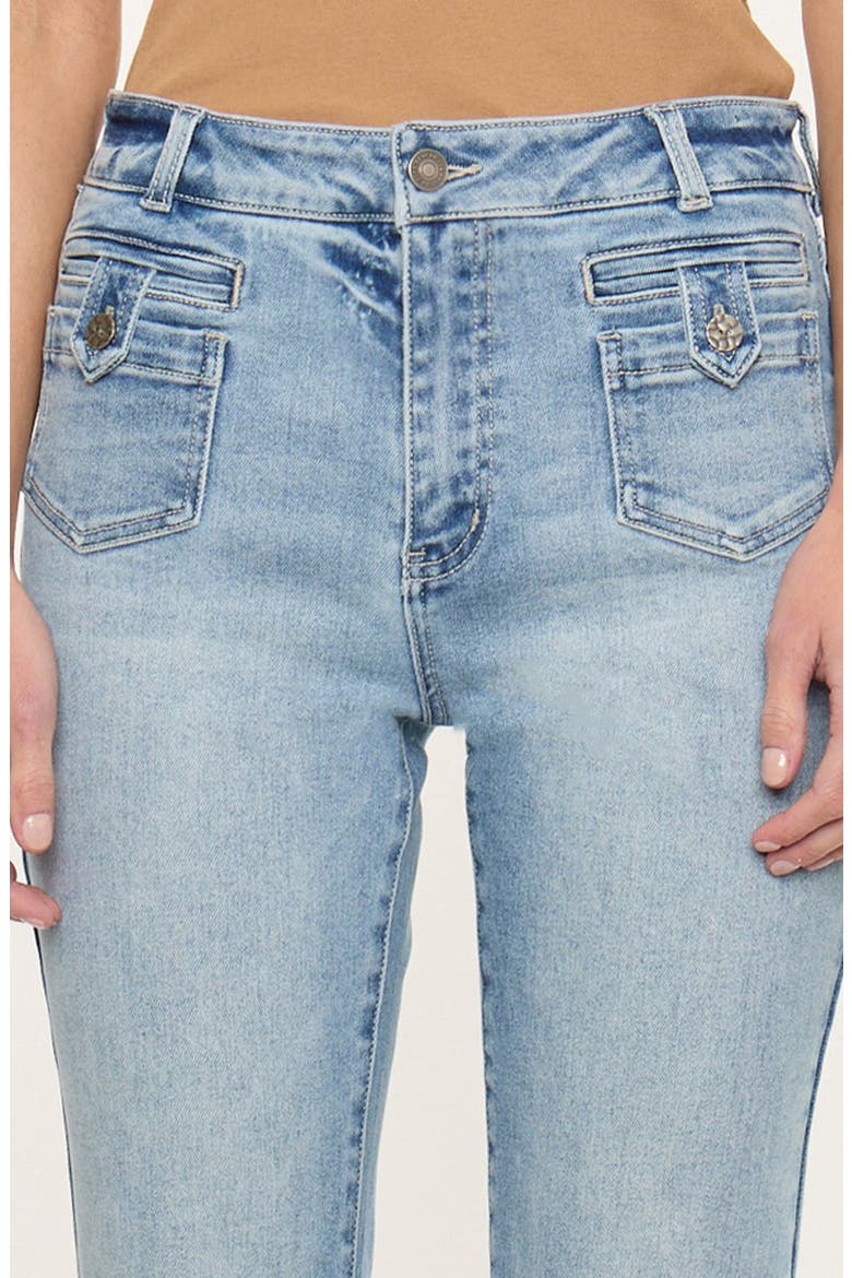 Brooke High Rise Flare Jeans, Alternate, color, Medium Light Wash