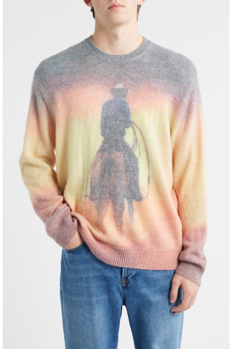 But That Was a Dream Sweater, Main, color, YELLOW MULTI