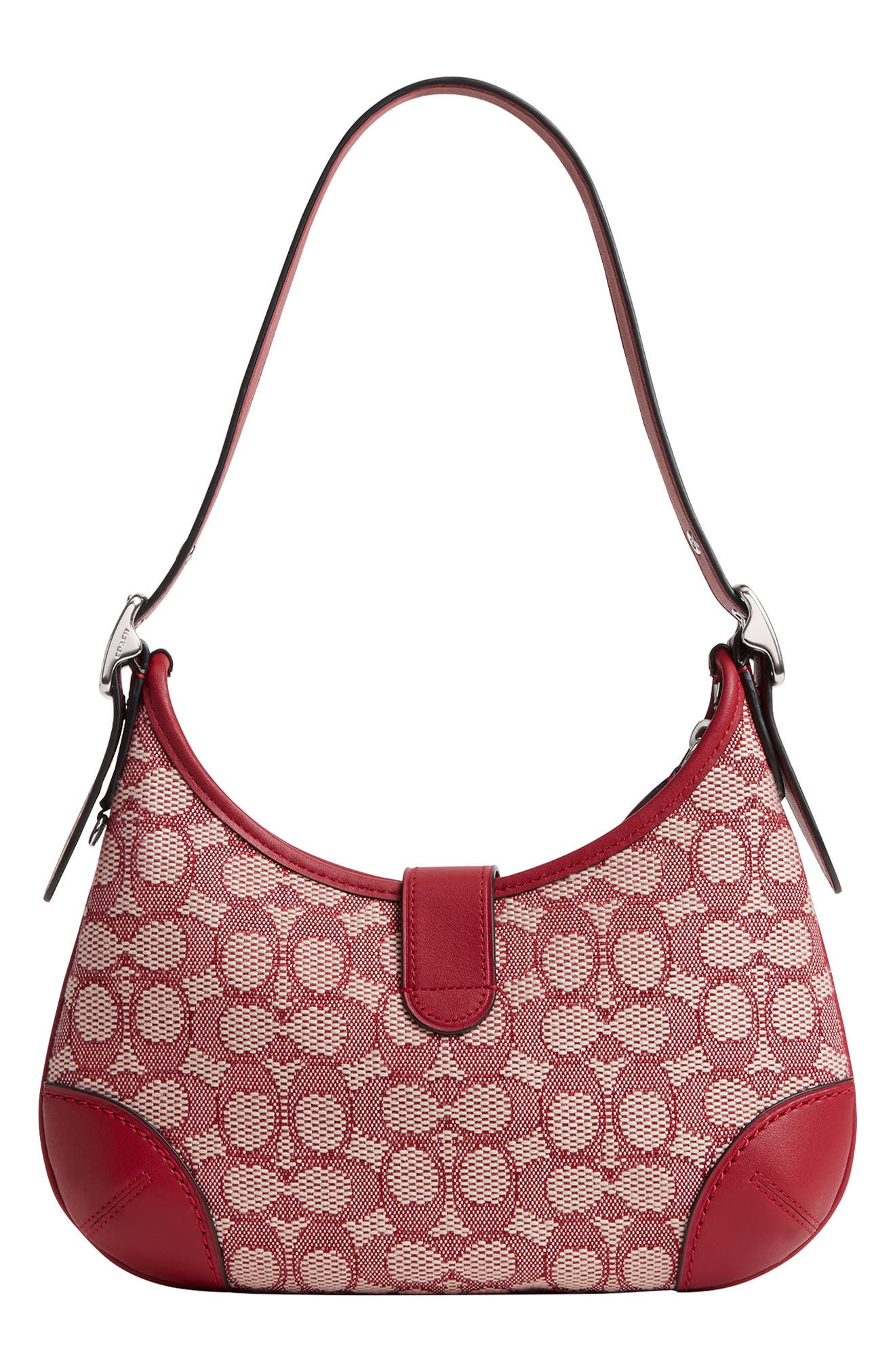 COACH Hamptons Hobo Bag In Signature Textile Jacquard, Alternate, color, 