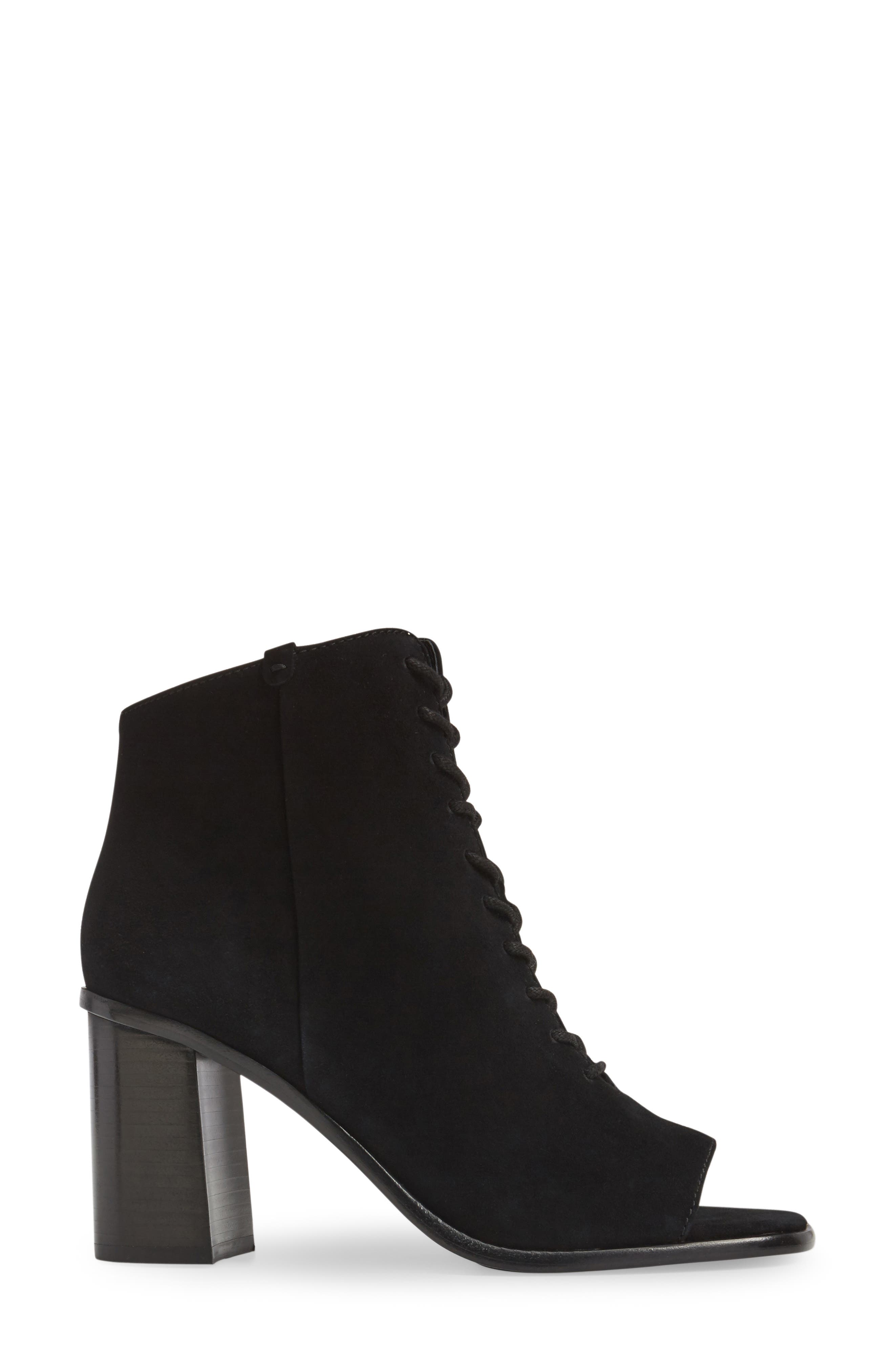 Frye Amy Open Toe Bootie, Alternate, color, 