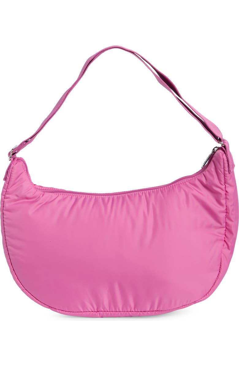 LeSportsac Crescent Crossbody Convertible Shoulder Bag, Alternate, color, Strawbery Pink Sheen