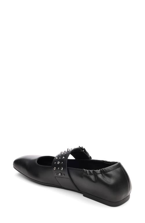 Ash Beverly Mary Jane Flat In Black