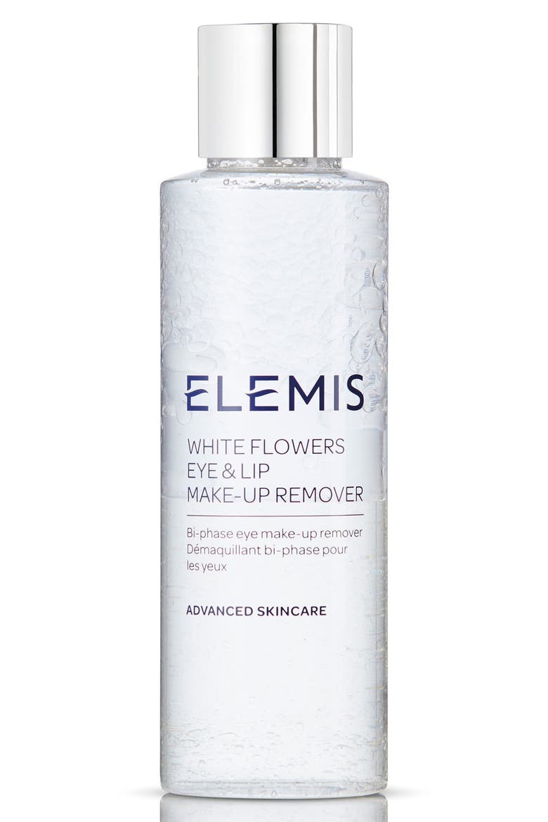 White Flowers Eye & Lip Makeup Remover, Main, color, NO COLOR