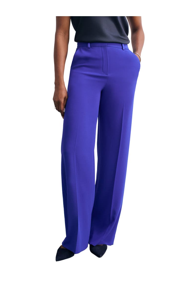 Adelaide Clever Crepe Pants, Main, color, Blue