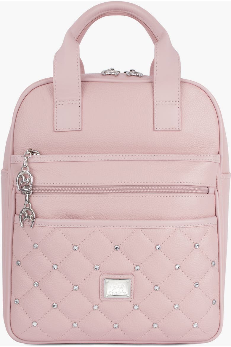 calvin klein pink leather backpack Reyna Signature Key Item Flap Backpack, Almond/Taupe/White, One Size : Clothing, Shoes & Jewelry Leather Backpack Purse Pink Mk