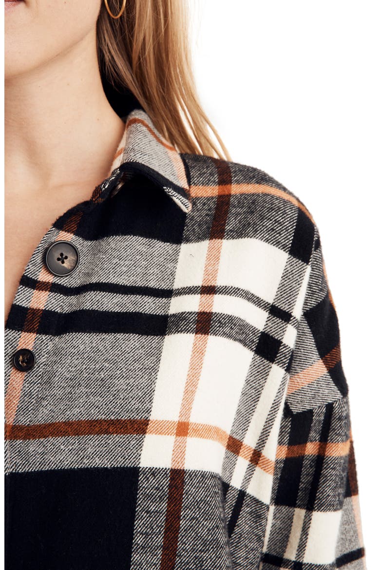 Bromley Flannel Shirt, Alternate, color, CLASSIC BLACK