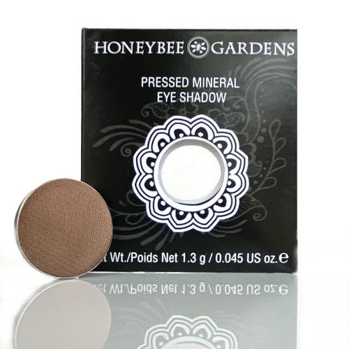 Honeybee Gardens Pressed Powder Eye Shadow Single In Matte Milk Chocolate