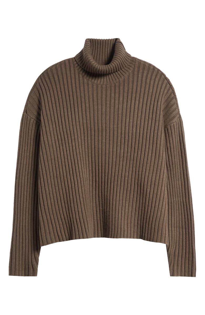 Fear of God Essentials Rib Turtleneck Sweater, Alternate, color, 