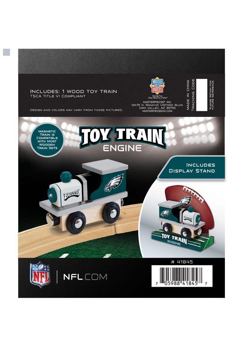 Philadelphia Eagles Toy Train Engine, Alternate, color, Multicolor