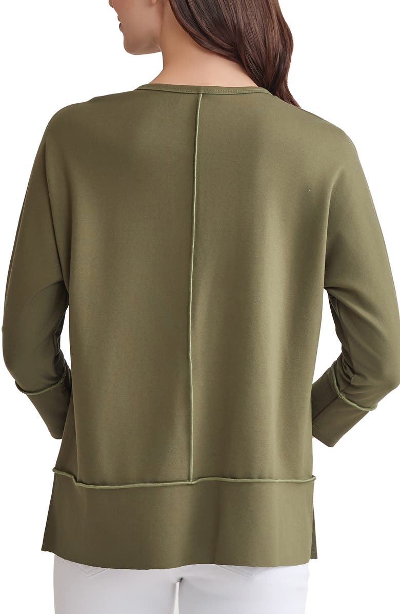 Jones New York Seam Detail Knit Tunic, Alternate, color, 