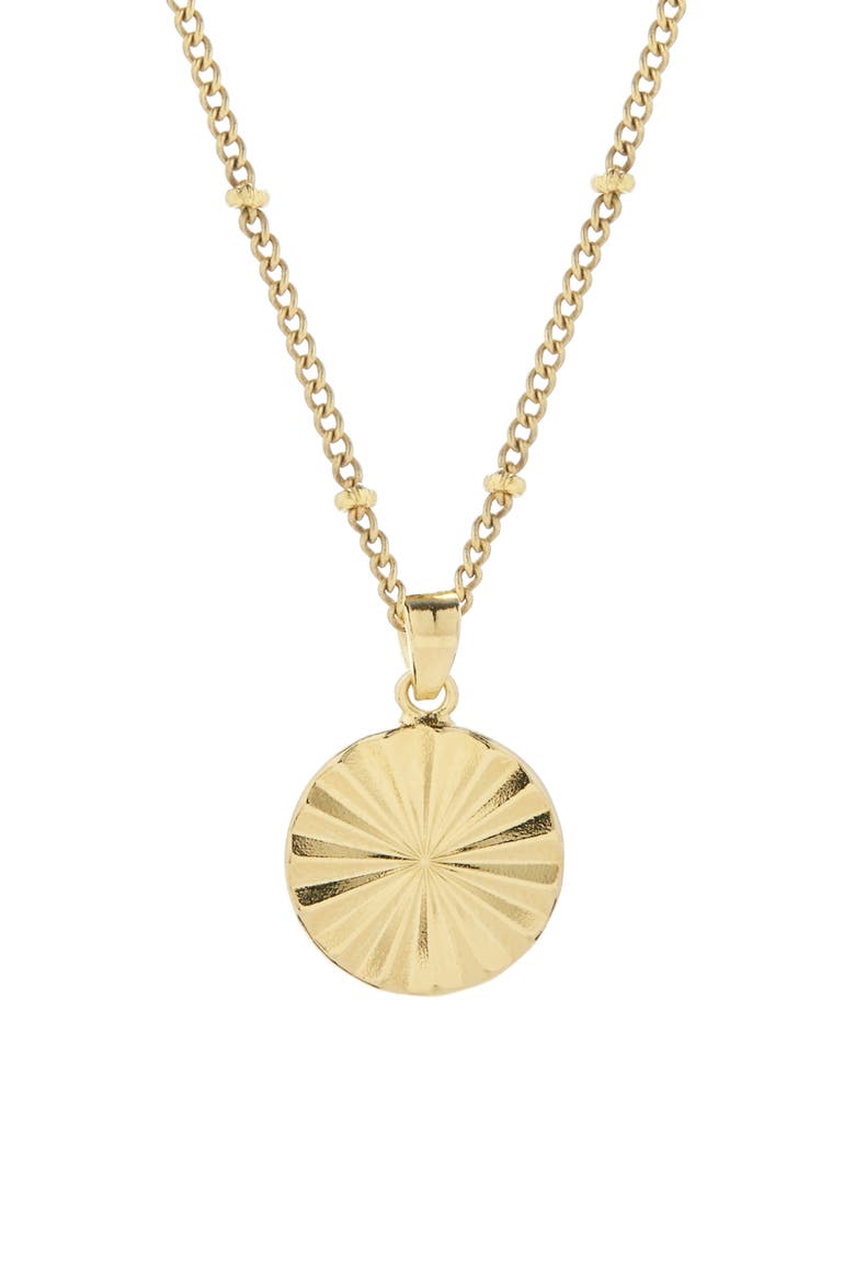 Celeste Sunburst Pendant Necklace, Alternate, color, GOLD
