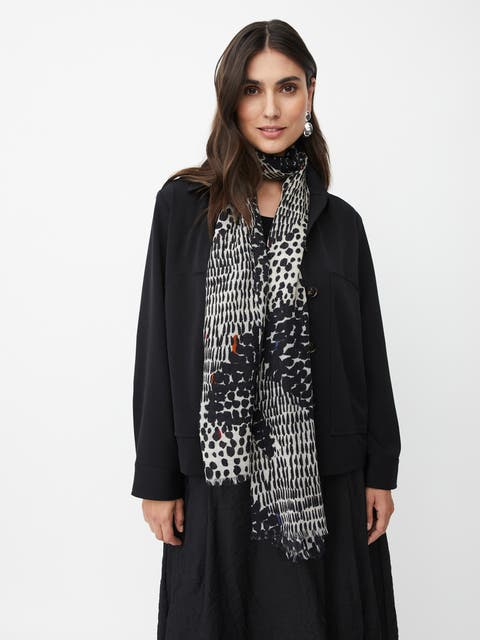 Light Weight Patterned Scarf