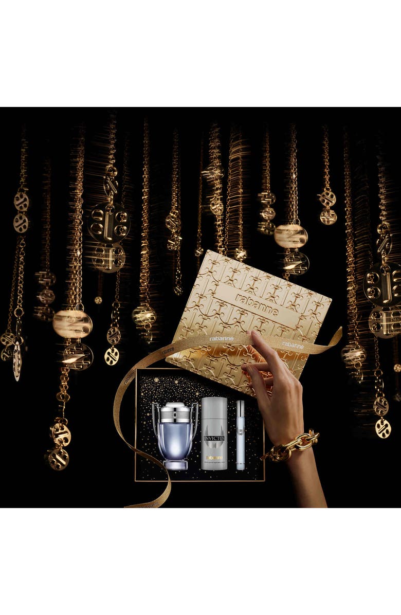 Rabanne Invictus Eau de Toilette 3-Piece Gift Set $188 Value, Alternate, color, 