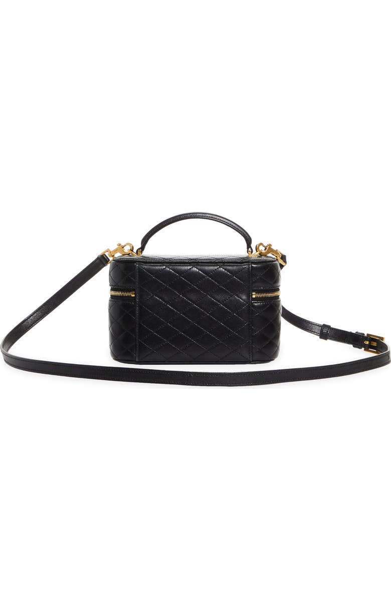 Saint Laurent Mini Gaby Quilted Leather Vanity Case, Alternate, color,
