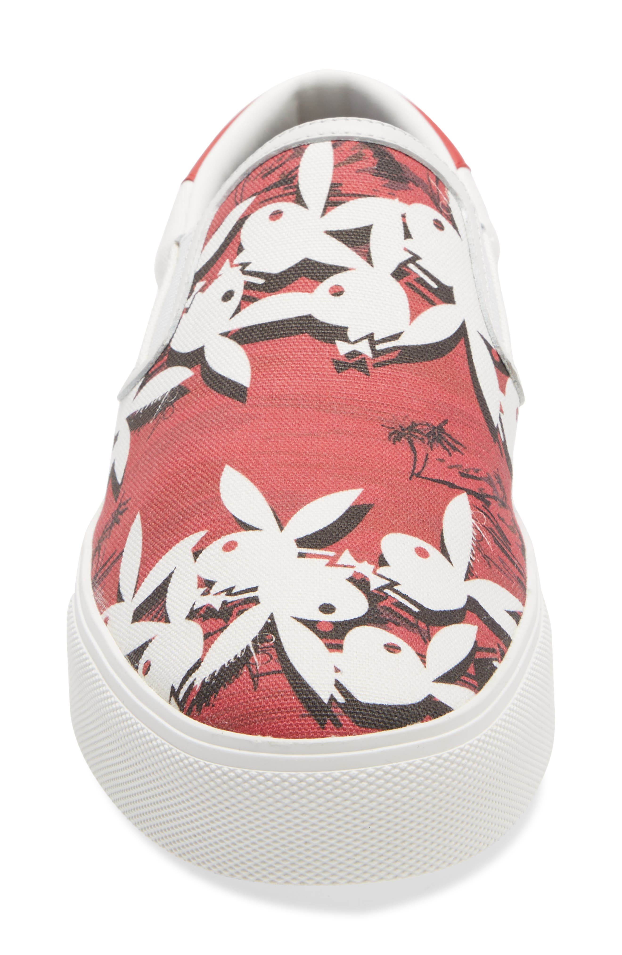 AMIRI Playboy Bunny Logo Slip-On Sneaker, Alternate, color, 
