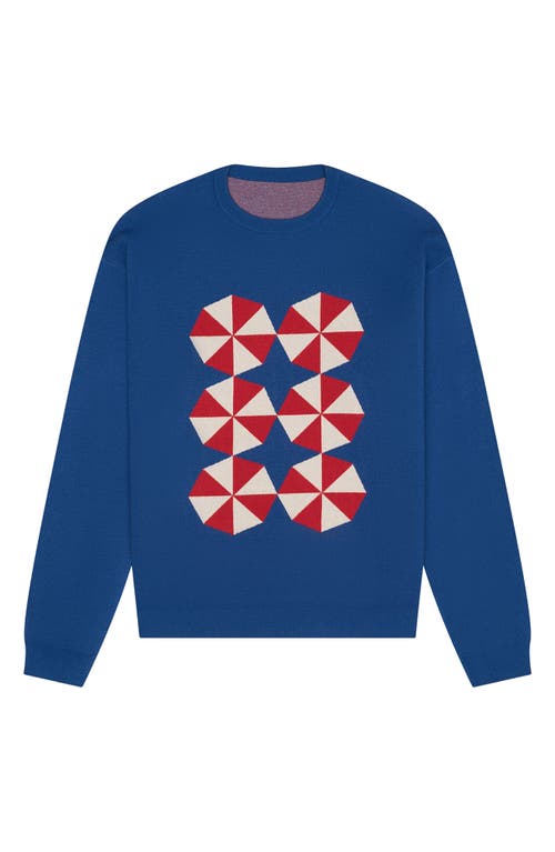 MAVRANS Umbrella Sweater in Blue 