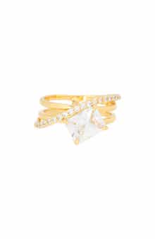Covet Split Shank CZ Ring