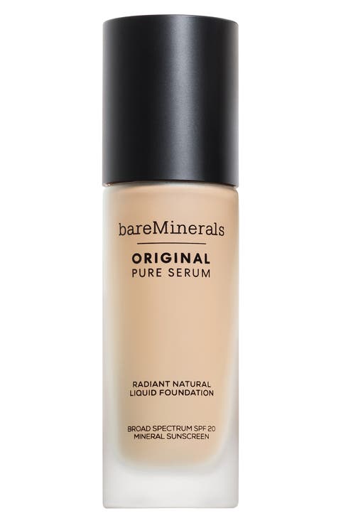 Original Pure Serum Radiant Natural Liquid Foundation Mineral SPF 20