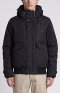 Point Zero Hooded Bomber Jacket with Utility Pockets