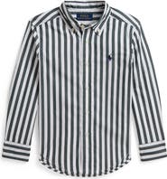 Polo Ralph Lauren Kids' Striped Poplin Button-Down Shirt
