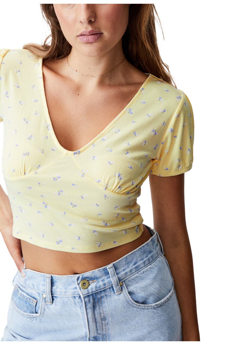 Cotton On Annabelle Short Sleeve Top, Alternate, color, 