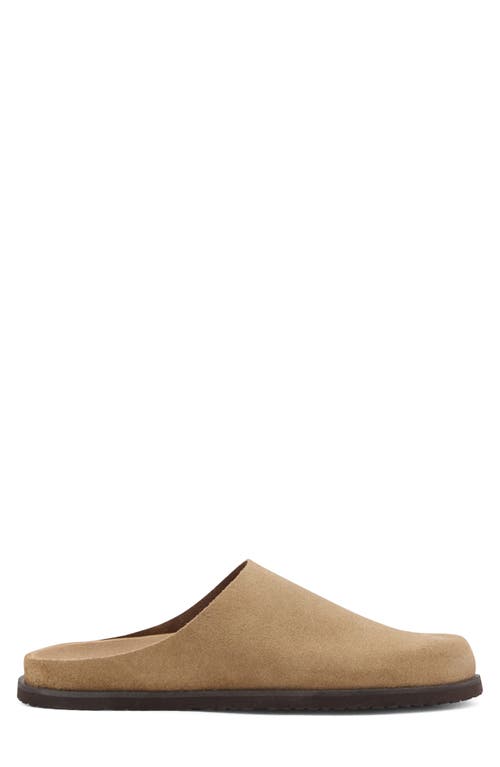 Mango Suede Clog In Beige
