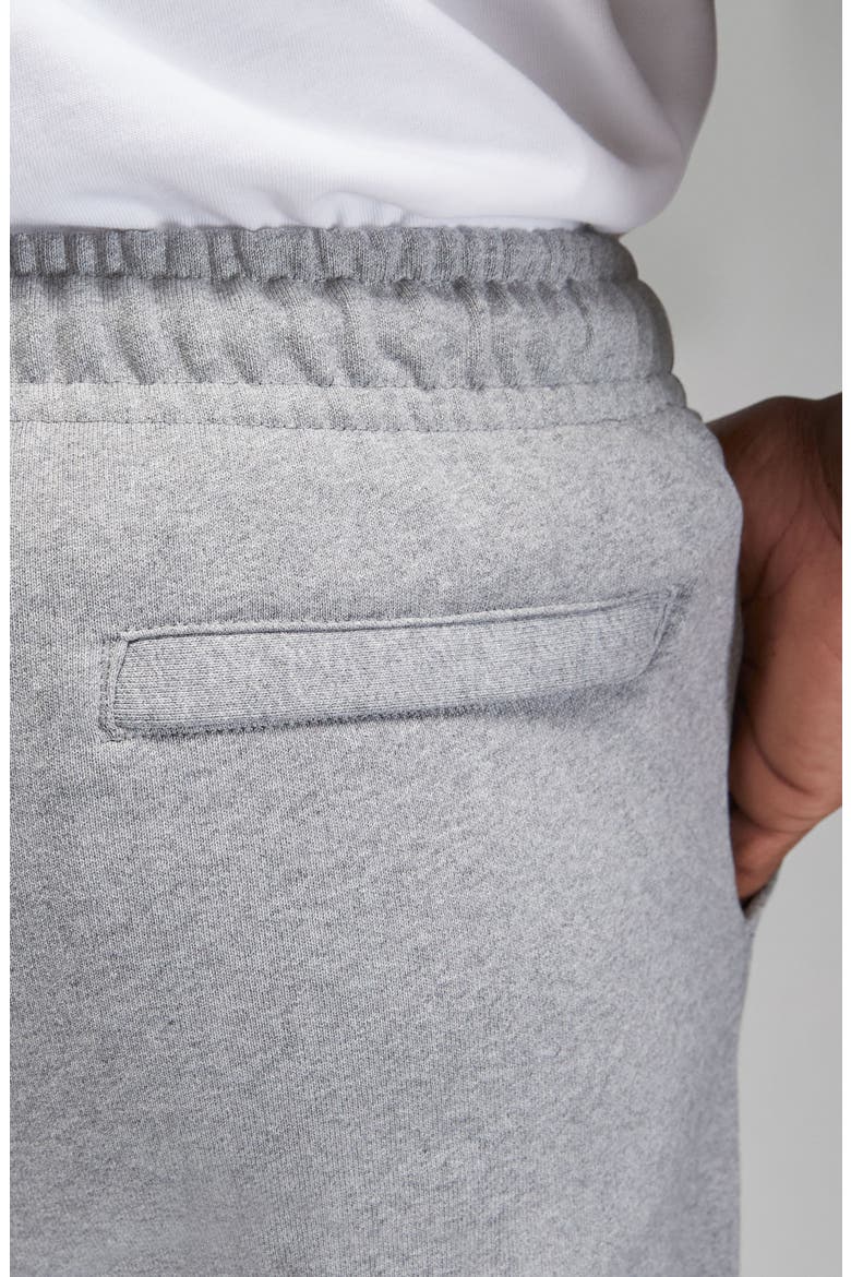 Essentials Statement Fleece Sweatpants, Alternate, color, CARBON HEATHER/ SAIL