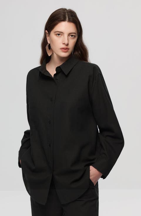 Lyricist Natural Oversized Shirt