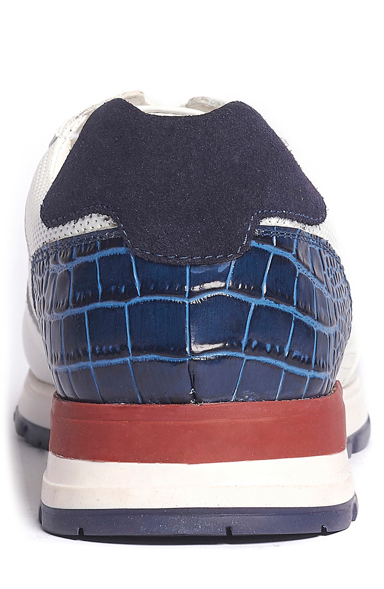 CARLOS SANTANA Hazel Snake Print Sneaker, Alternate, color, White