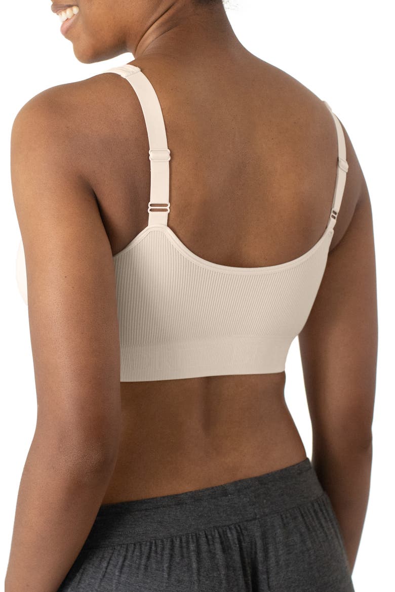 Sublime Adjustable Crossover Nursing/Lounge Bra, Alternate, color, STONE GREY