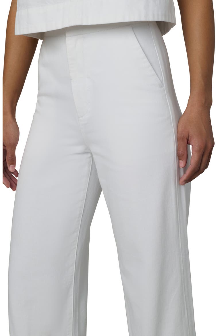 The Clean High Waist Ankle Flare Jeans, Alternate, color, WHITE