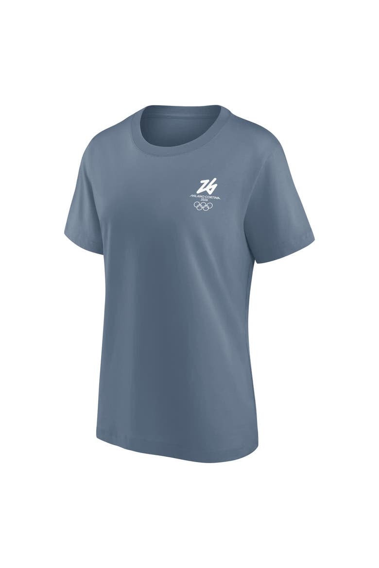 Women's Fanatics Blue Milano Cortina 2026 Winter Olympics Essentials T-Shirt, Alternate, color, Blue