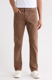 AG Everett Stretch Sateen Slim Straight Pants