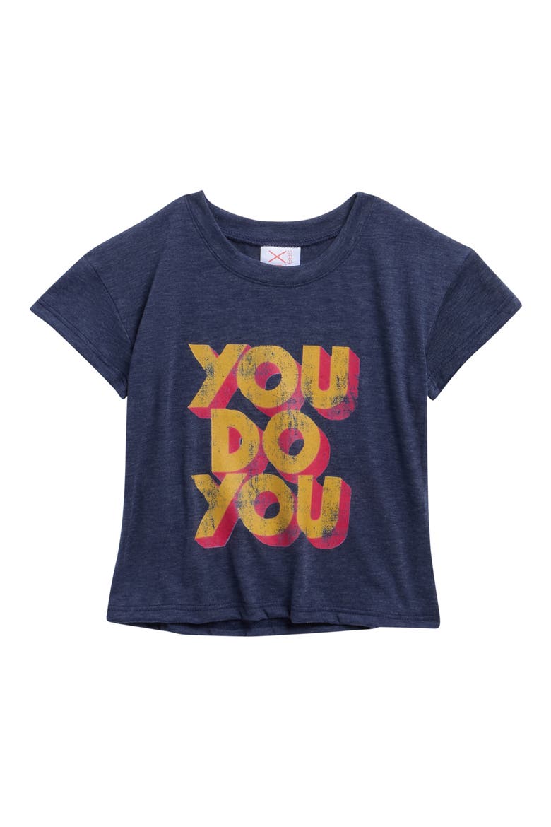 Kids' You Do You Graphic T-Shirt, Main, color, NAVY