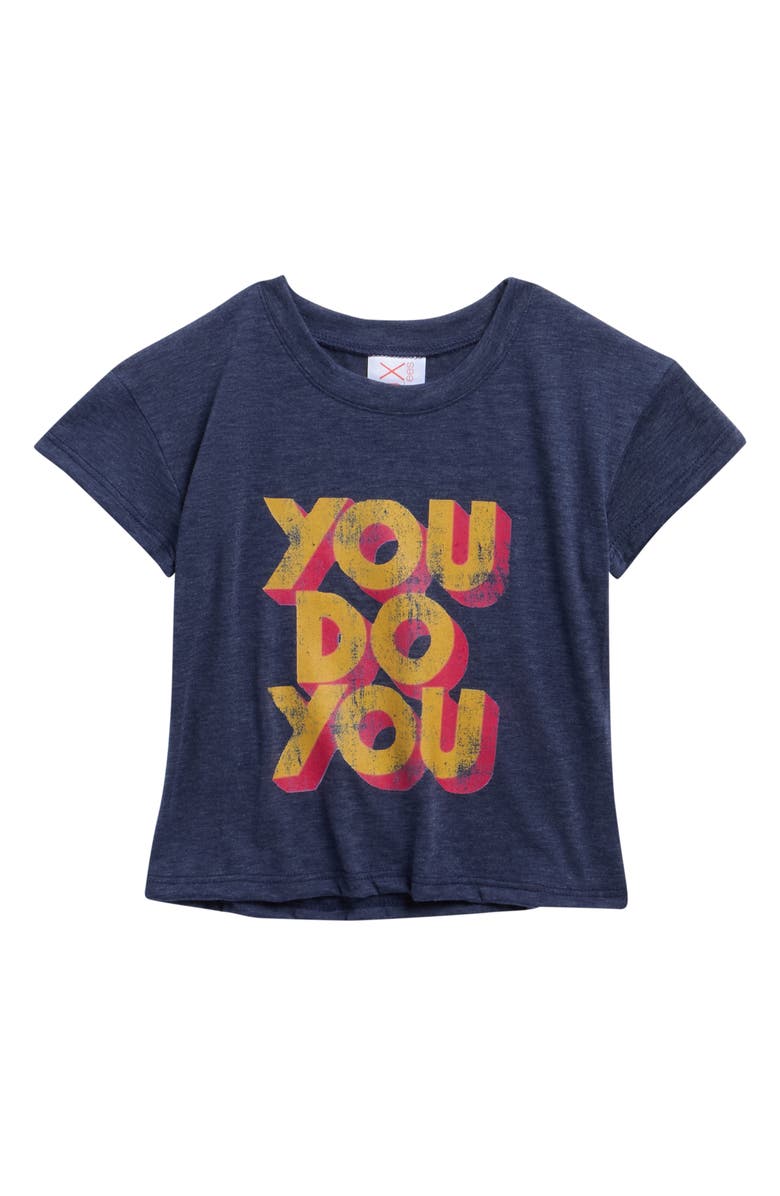 LUX Tees Kids' You Do You Graphic T-Shirt, Main, color, Navy