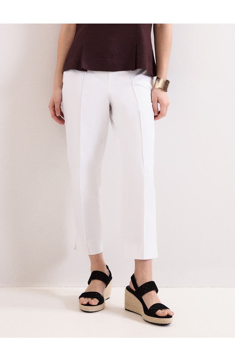 Phase Eight Miah Cropped Tailored Trousers, Main, color, White