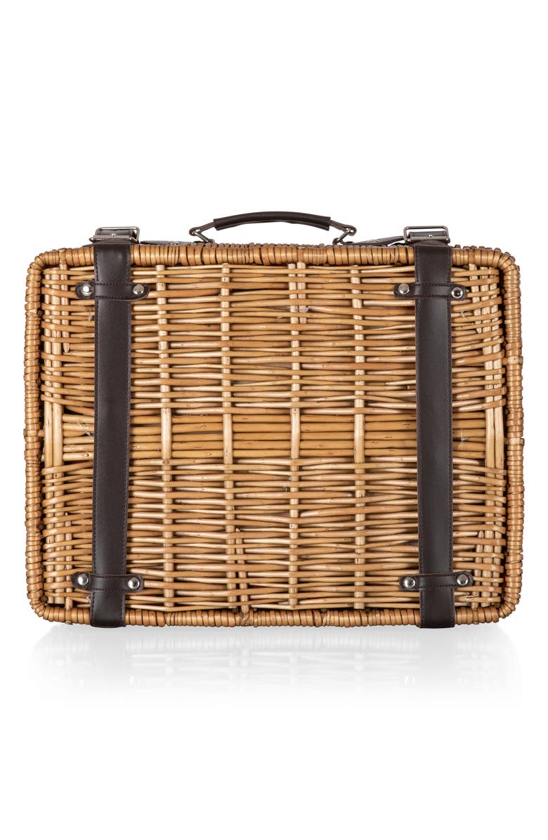 Picnic Time Champion Picnic Basket, Alternate, color, Red/ Black Buffalo Plaid