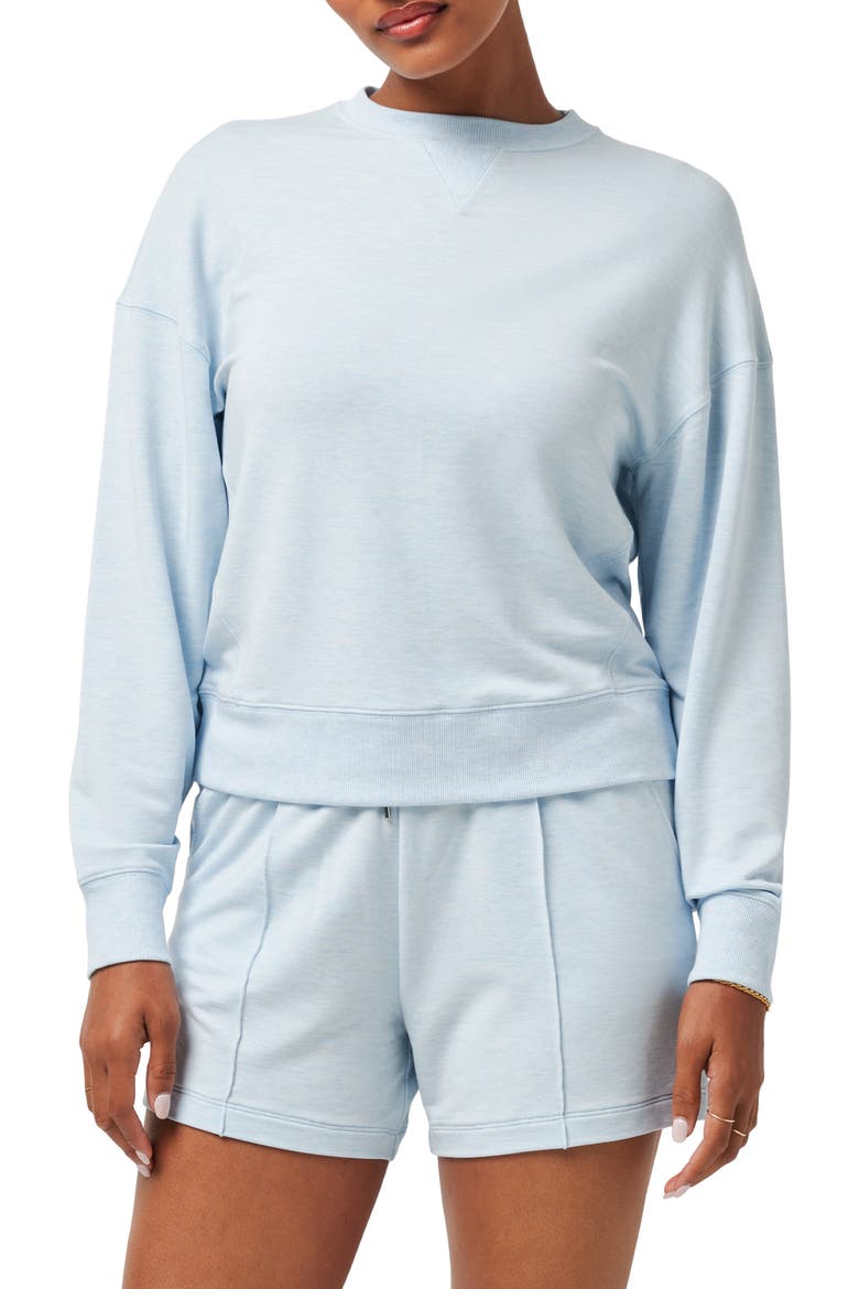 Cloud Sweatshirt, Main, color, HEATHER BABY BLUE