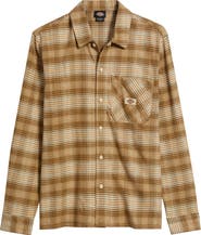 Dickies Forest Check Flannel Button-Up Shirt