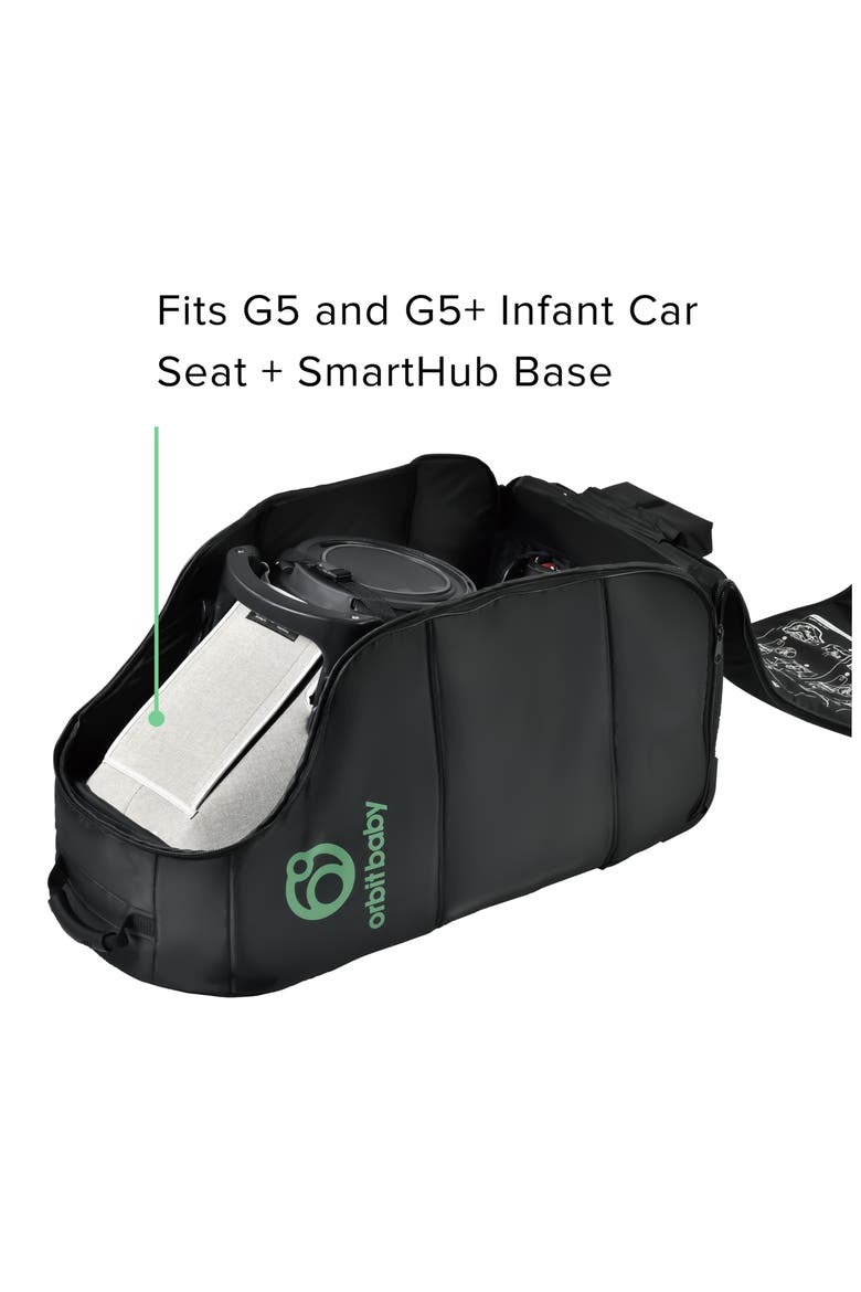 Travel Bag for Car Seat, Alternate, color, BLACK
