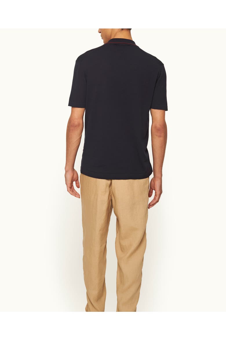 Keeling Tailored-Fit Polo Shirt, Alternate, color, Night Iris/Damson