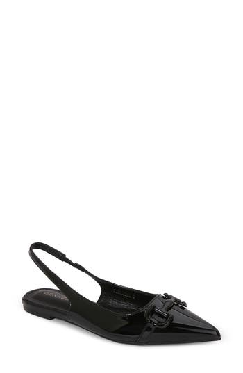 Berness Bit Slingback Flat In Black