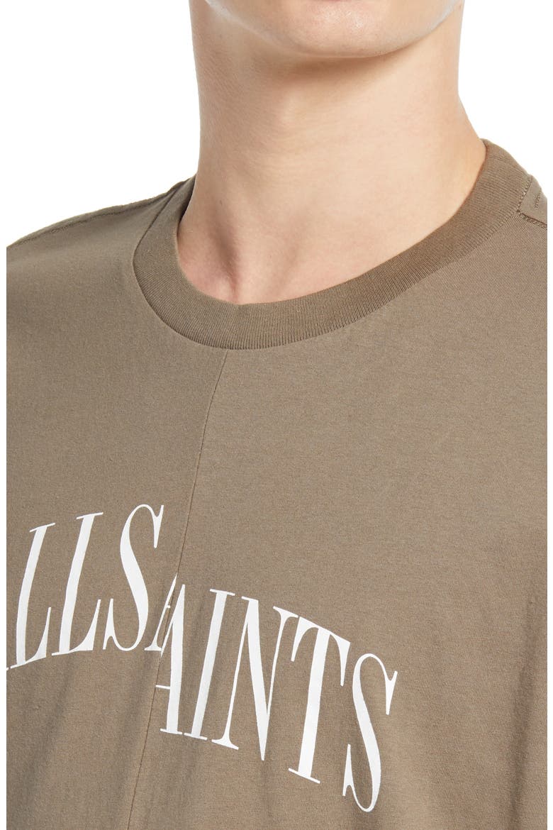 Dropout Graphic T-Shirt, Alternate, color, WASHED KHAKI BROWN