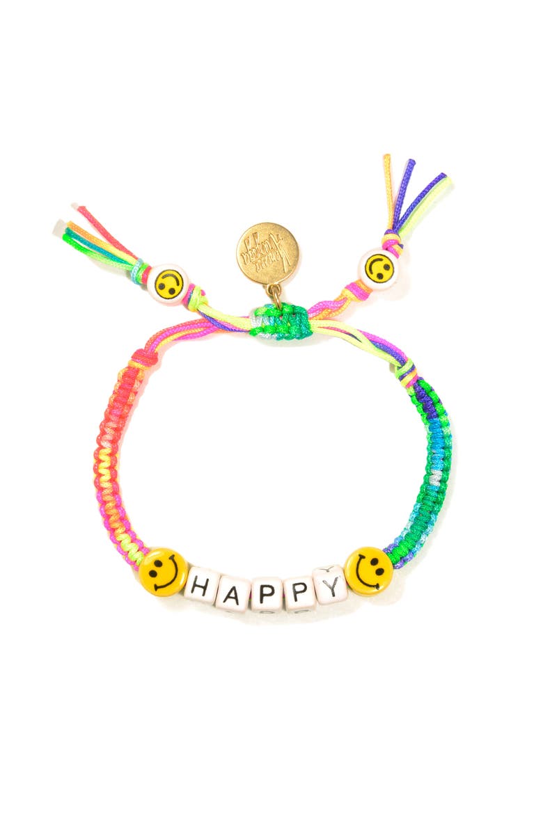 Venessa Arizaga Happy Smile Bracelet, Main, color, Rainbow