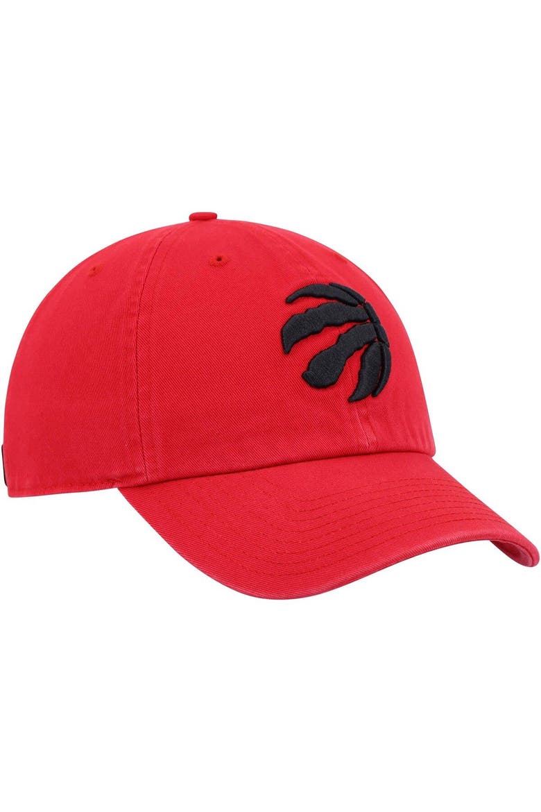 Men's '47 Red Toronto Raptors Team Clean Up Adjustable Hat, Alternate, color, Red